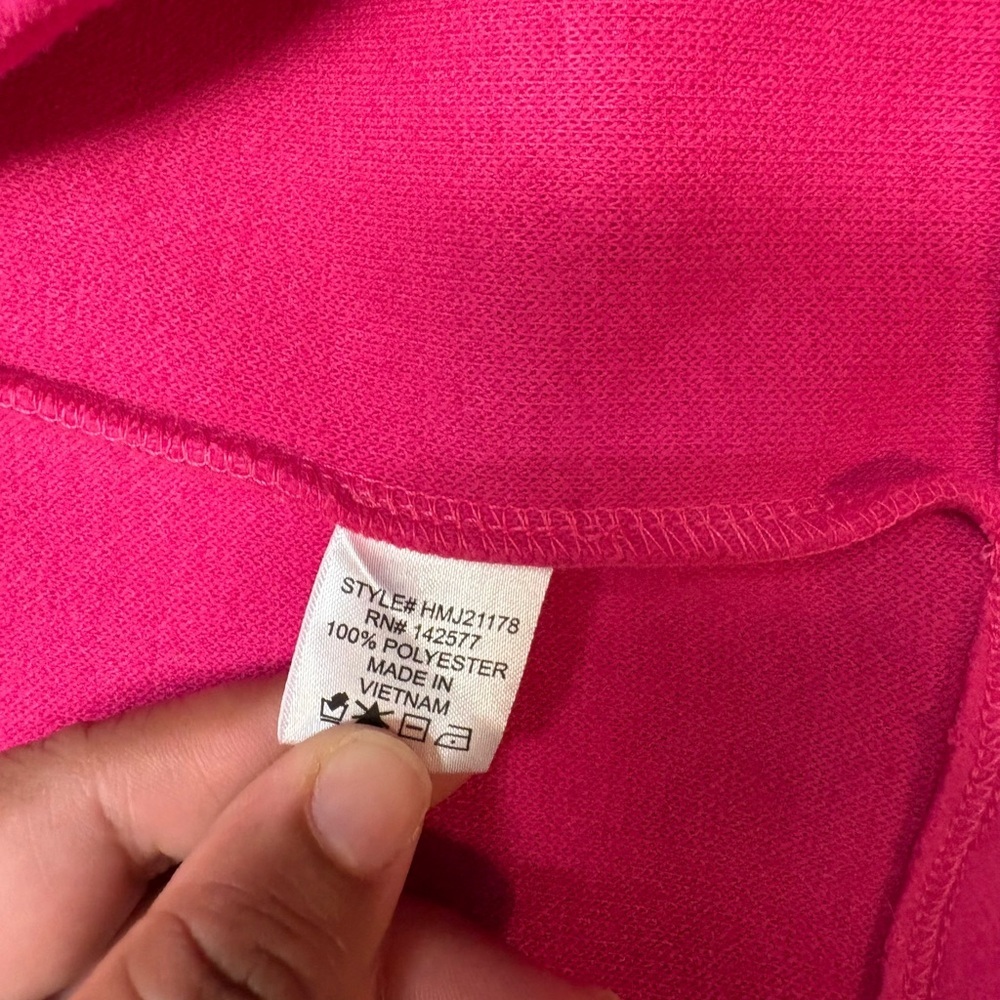 Haute Monde Women's Pink Sleeveless Coat - Picture 12 of 13